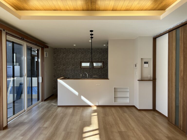 平屋のように暮らす、1階完結の家のリビング