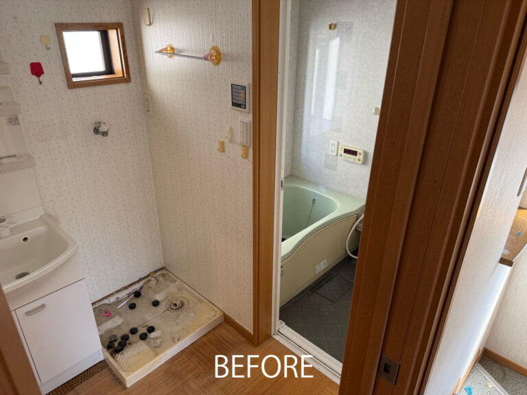 新築からリフォームまで、暮らしを受け継ぐスケルトンリフォームのサニタリー